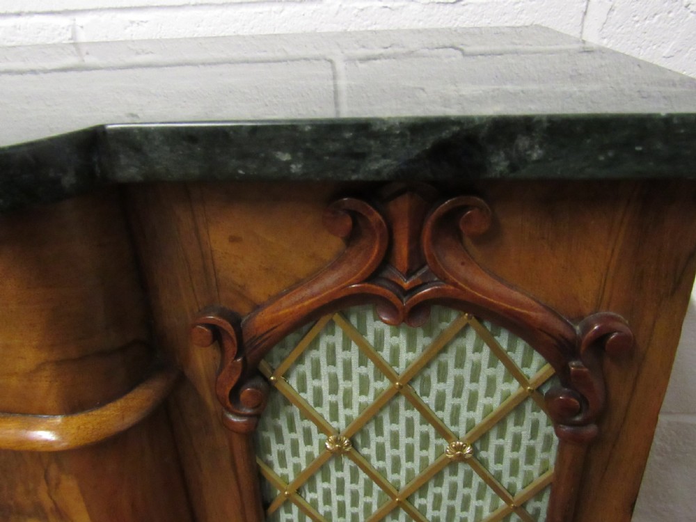 Victorian walnut side cabinet  View X