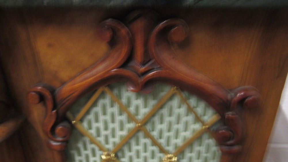 Victorian walnut side cabinet  View XI