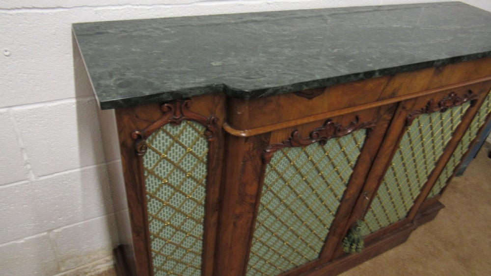 Victorian walnut side cabinet  View XVI