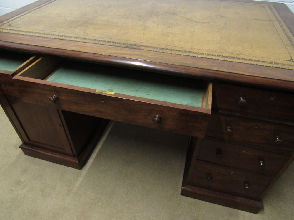 superb early victorian partners desk View IV
