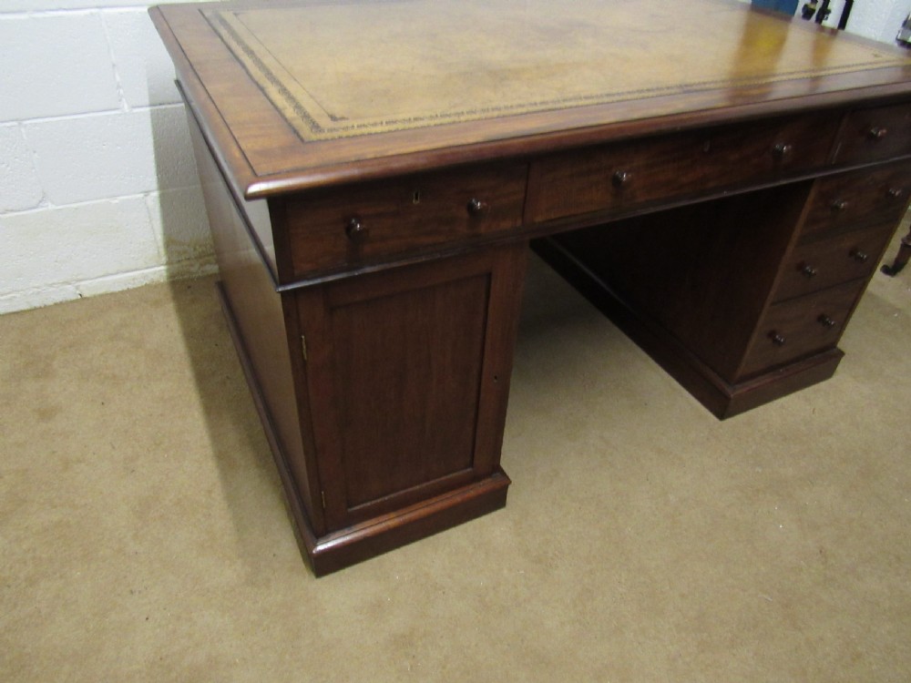 superb early victorian partners desk View XII