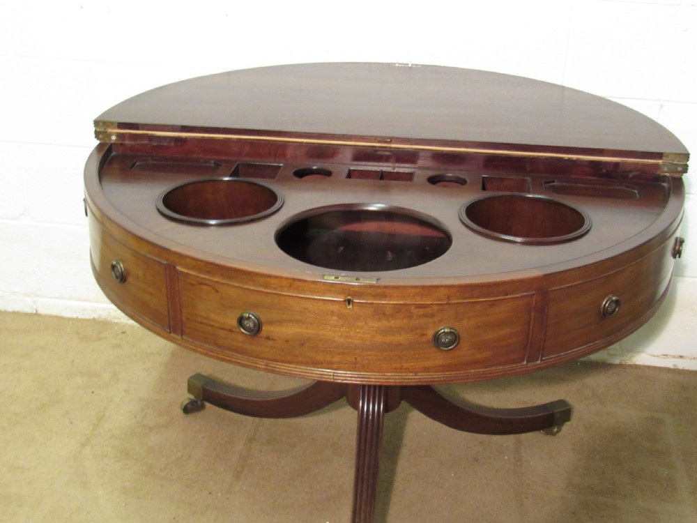 georgian  gentlemans stand as a drum table View VI