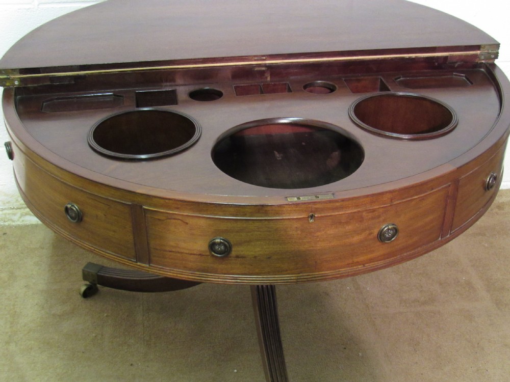georgian  gentlemans stand as a drum table View IX