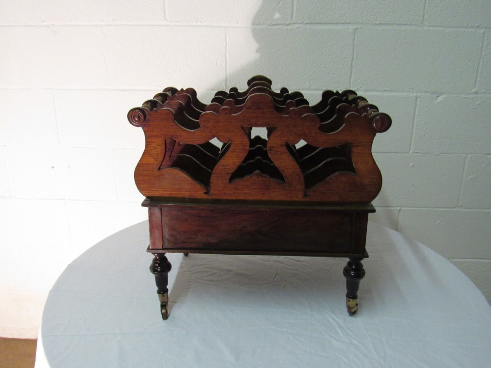 Victorian rosewood canterbury  View IV