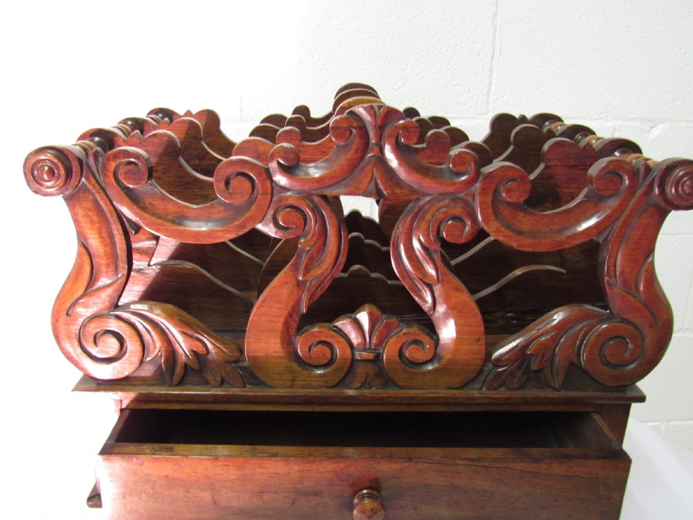 Victorian rosewood canterbury  View VI
