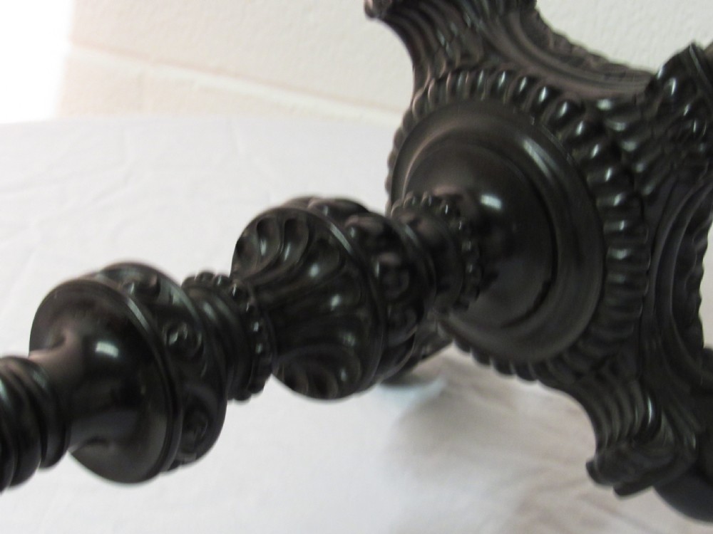 Superb ebony stand  View XI