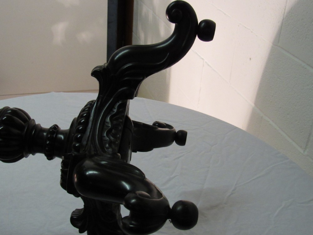 Superb ebony stand  View XII