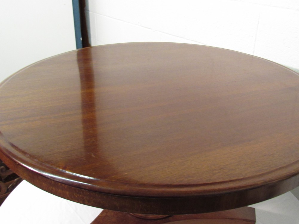 victorian mahogany coffee table  View III