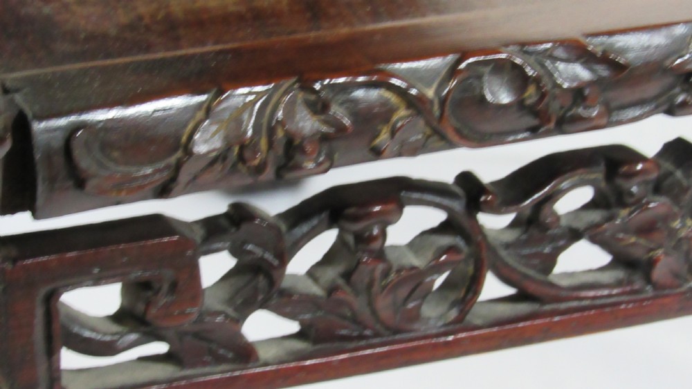 Chinese carved console table  circa  1870 View VIII
