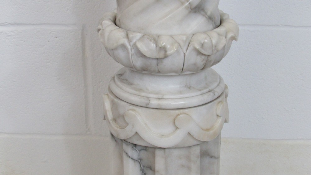 Marble and alabaster figure the fisher boy  View IV