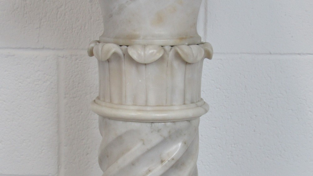 Marble and alabaster figure the fisher boy  View V