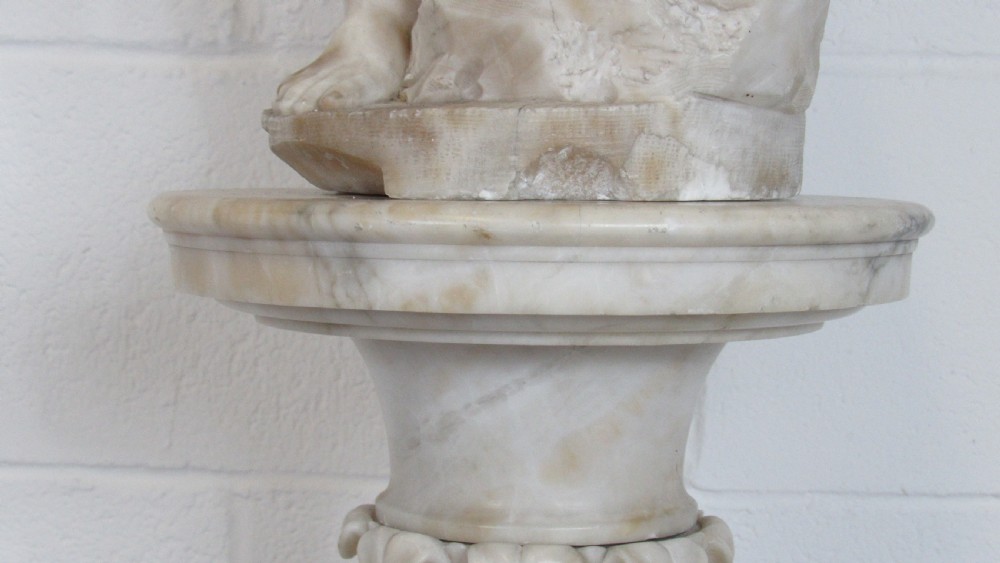 Marble and alabaster figure the fisher boy  View VII