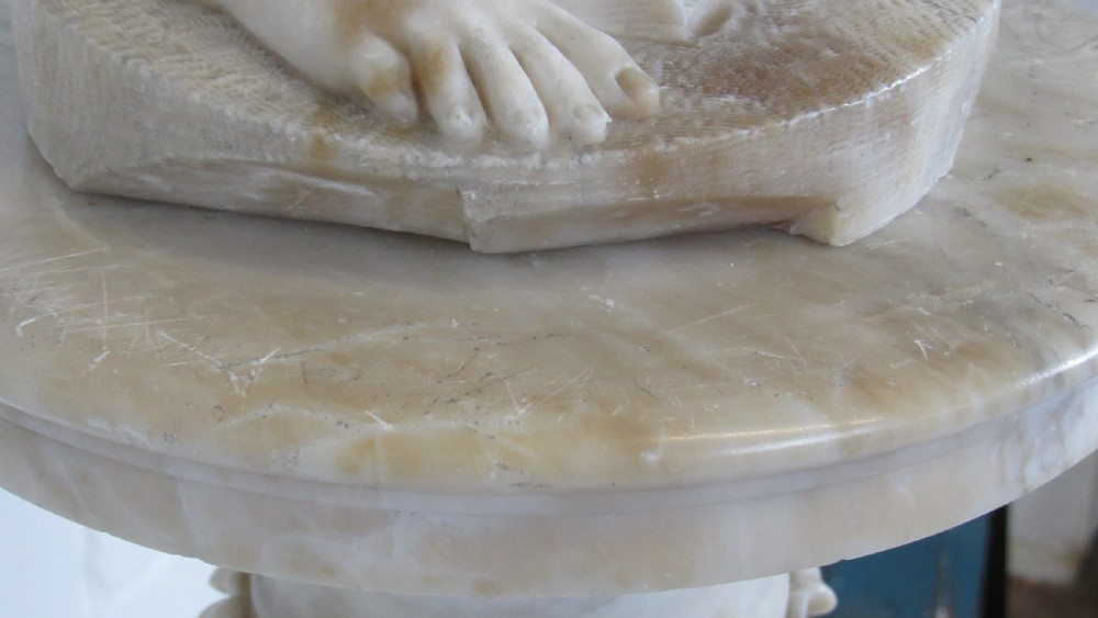 Marble and alabaster figure the fisher boy  View VIII