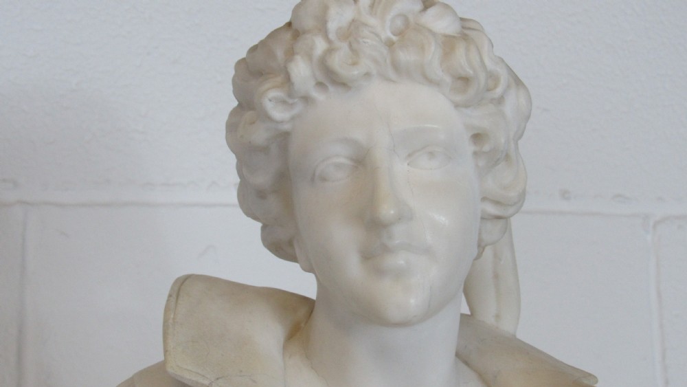 Marble and alabaster figure the fisher boy  View XV