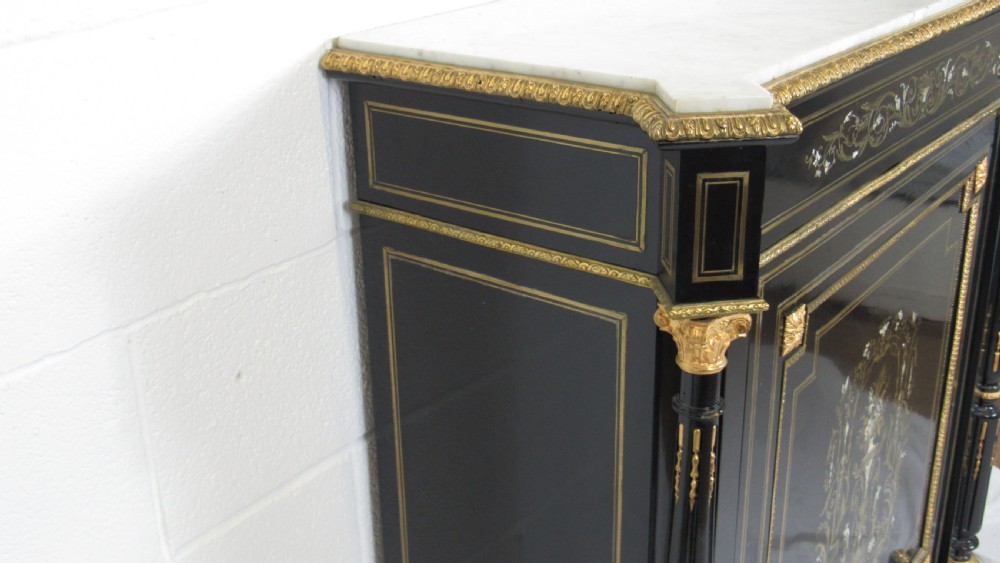 Marquetry side cabinet  View XI