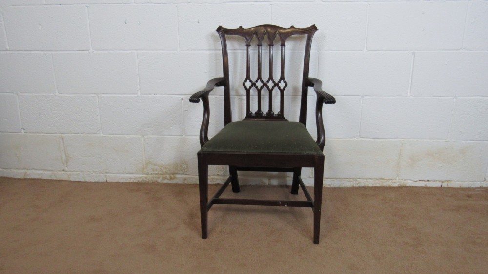 superb chippendale childs armchair 19thc