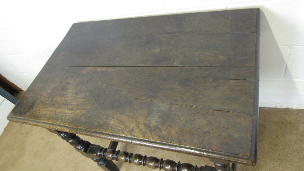 17th century oak side table View VI