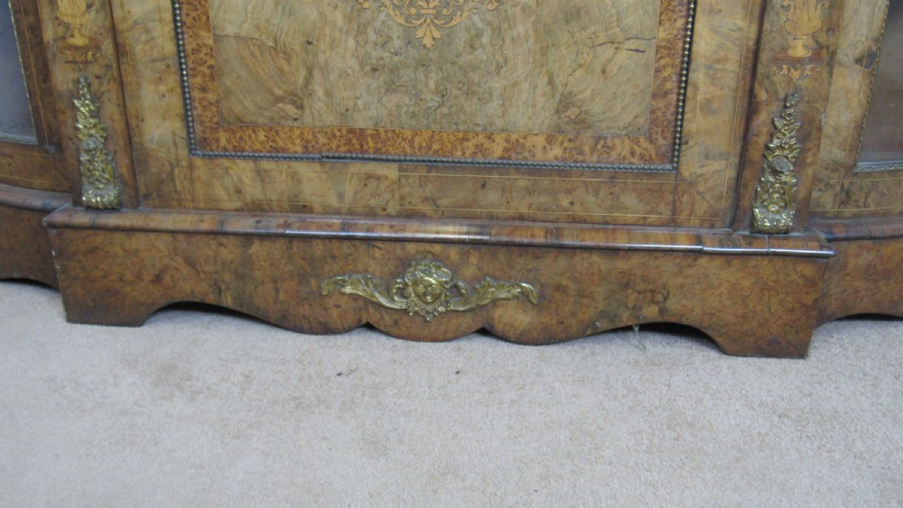 Superb quality walnut credenza side cabinet  View VIII