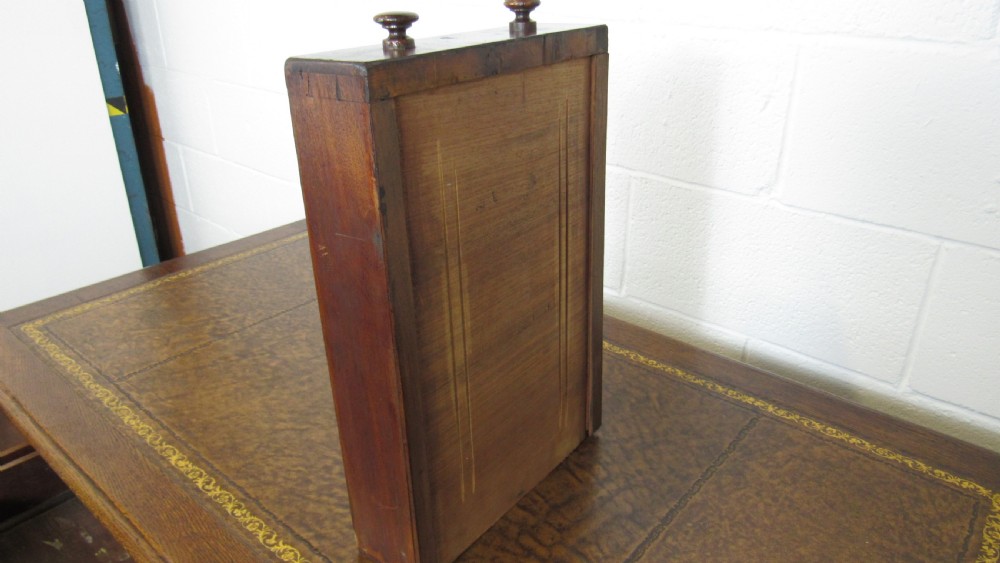 19th century oak pedestal desk  View XI