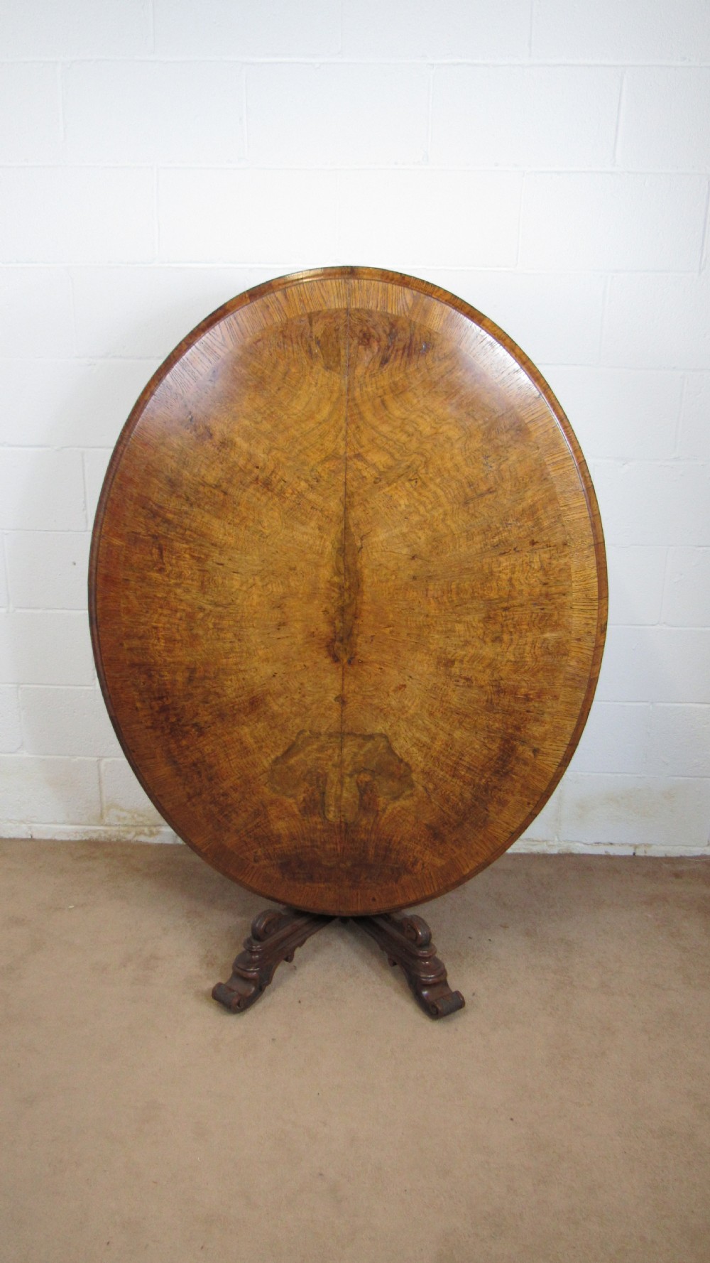 Superb pollard oak centre table  View II