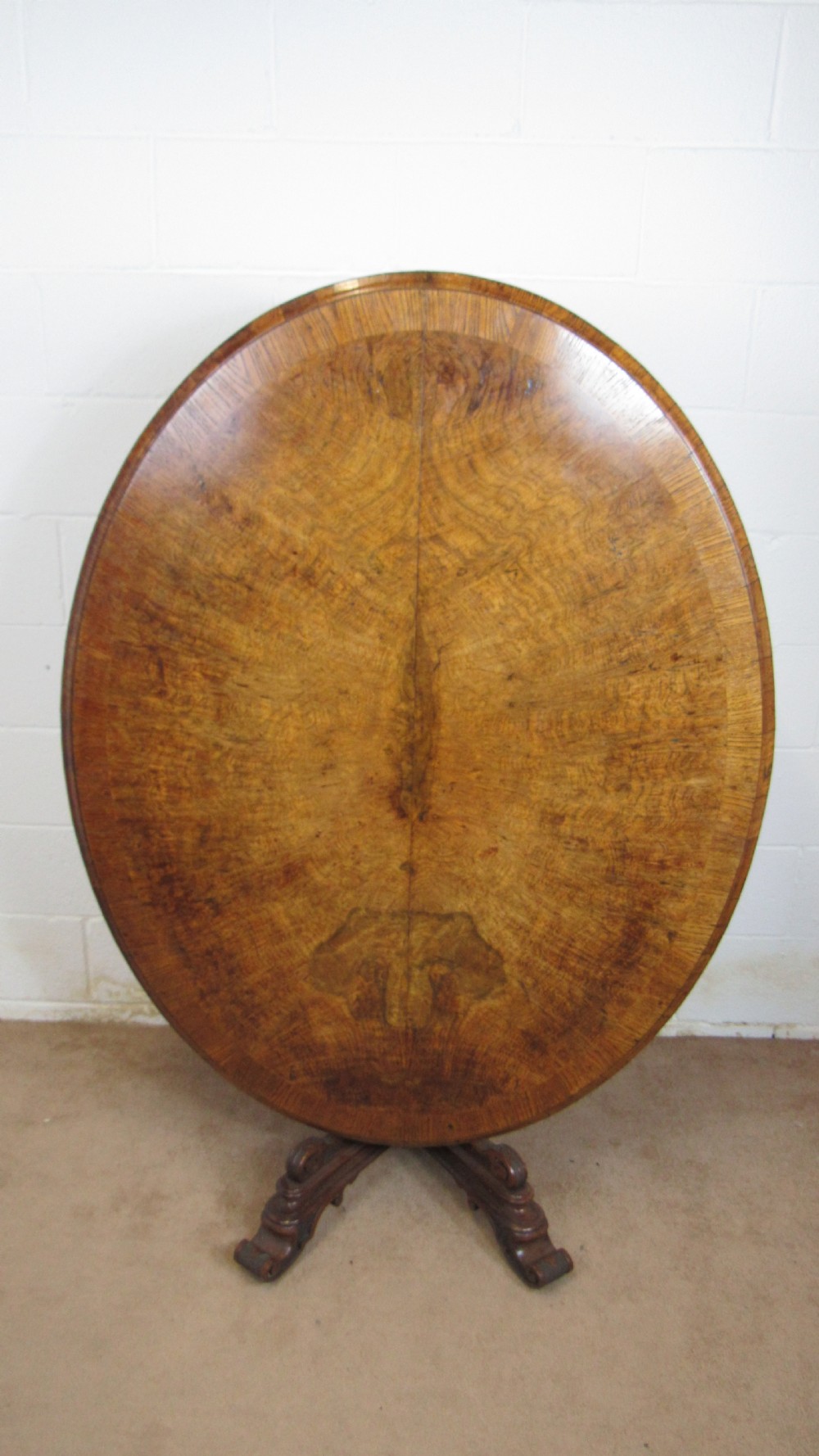 Superb pollard oak centre table  View III