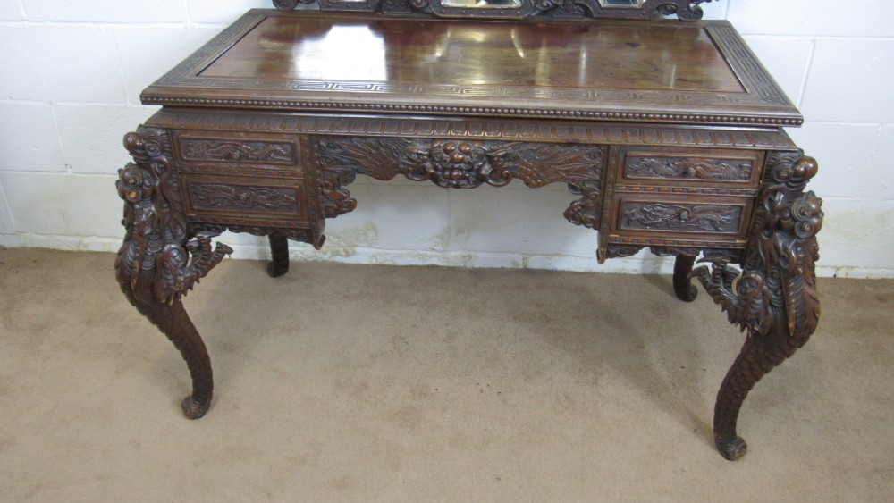Fantastic carved dressing table   View III
