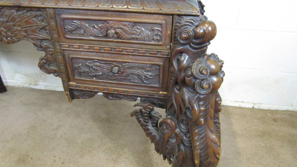 Fantastic carved dressing table   View IV
