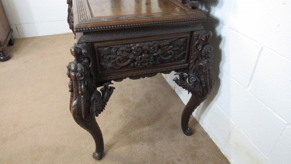 Fantastic carved dressing table   View XIII