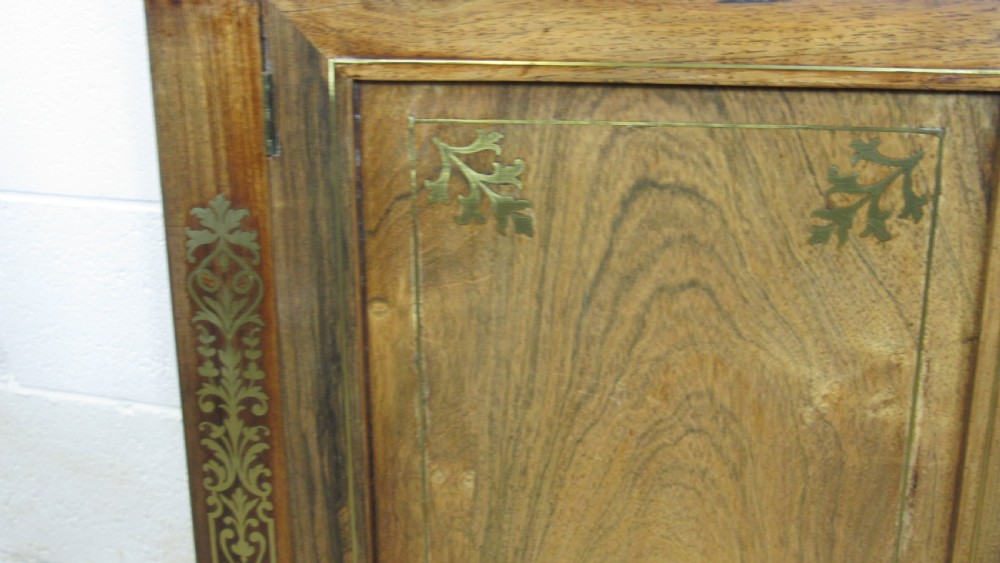 regency small brass chiffonier View IV