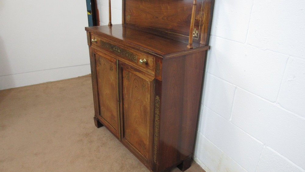 regency small brass chiffonier View XII