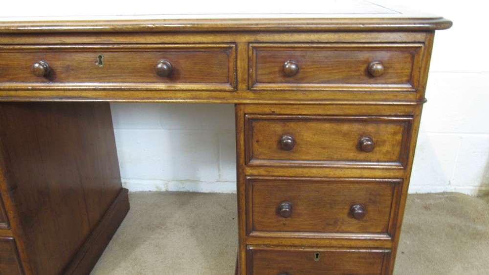 Victorian pedestal desk  View IV