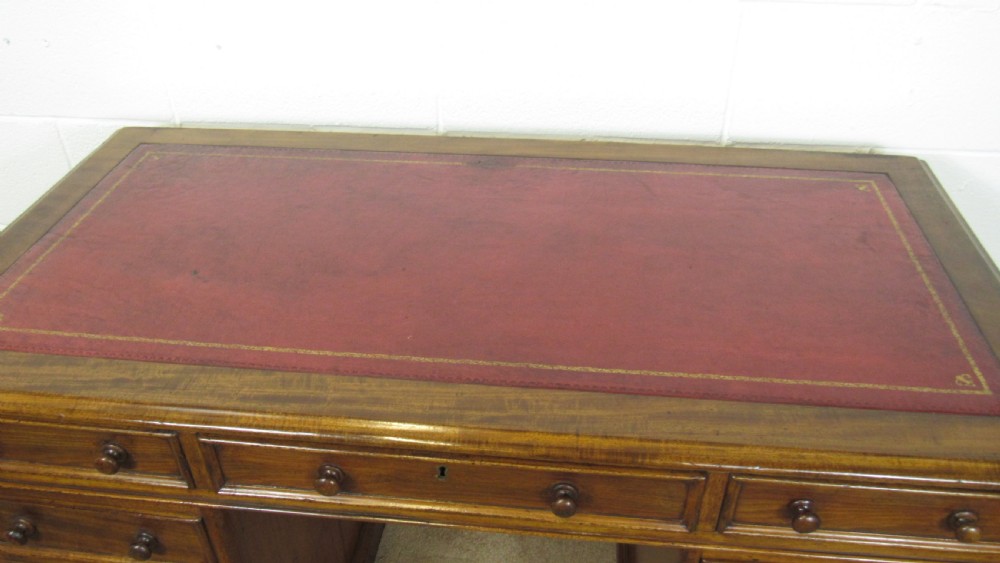 Victorian pedestal desk  View VII