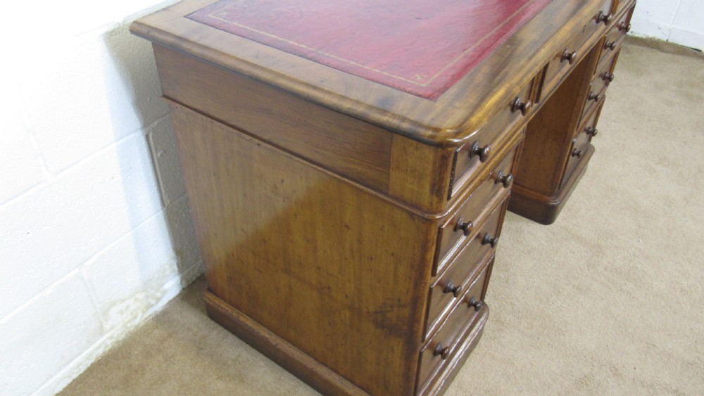 Victorian pedestal desk  View VIII