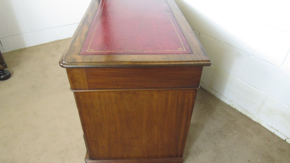 Victorian pedestal desk  View X