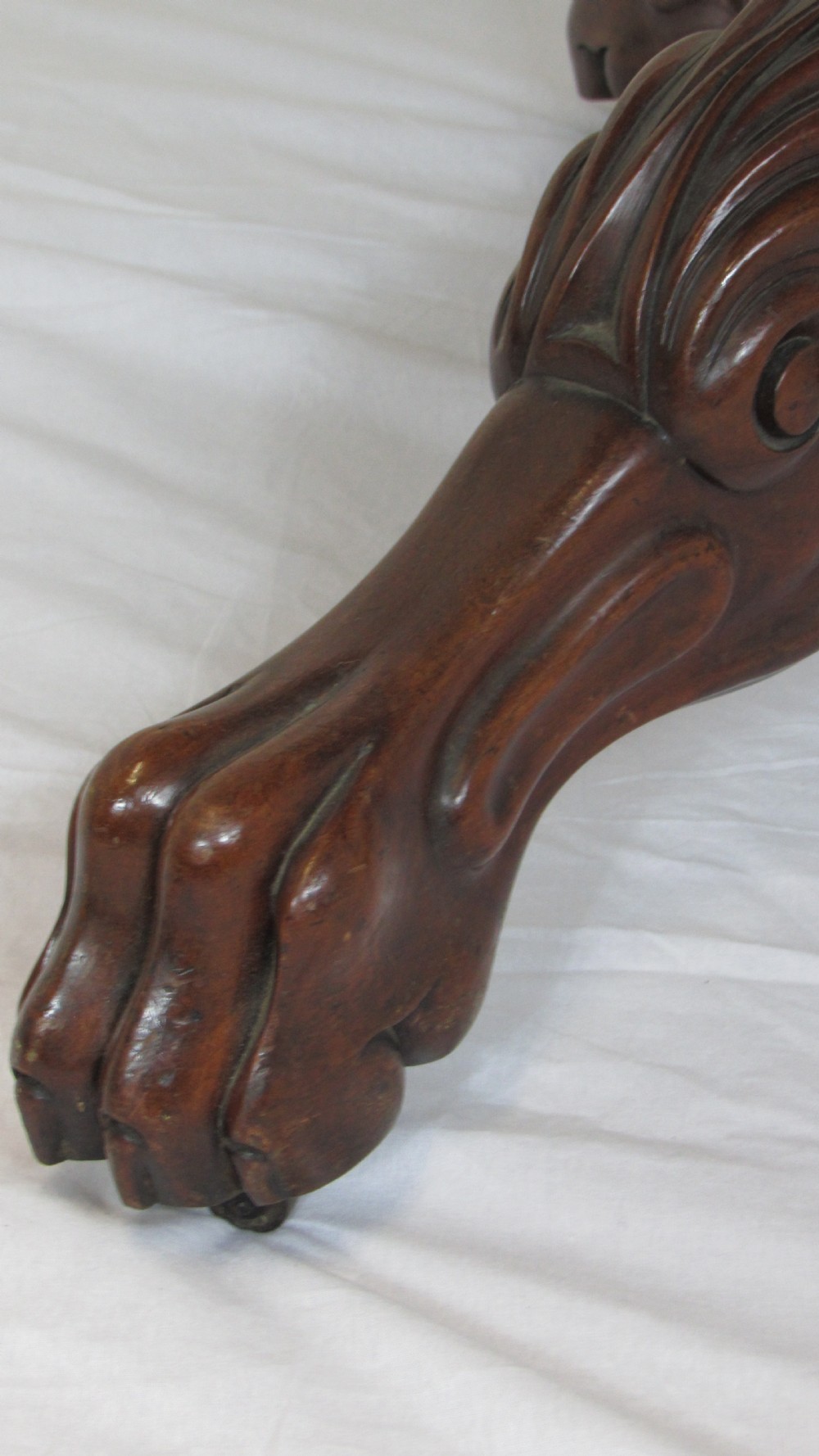 Superb marble topped  walnut centre table  View V