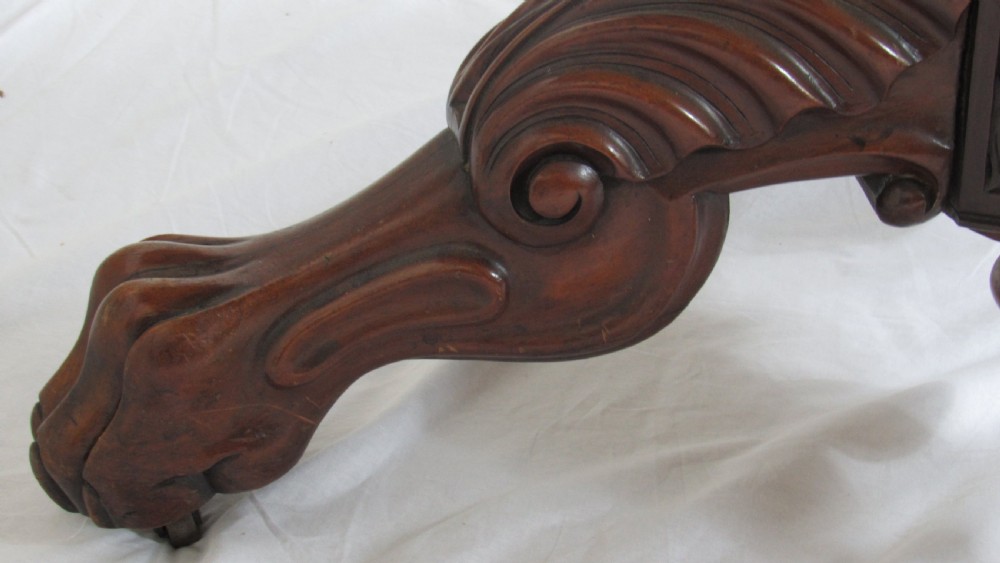 Superb marble topped  walnut centre table  View XVI