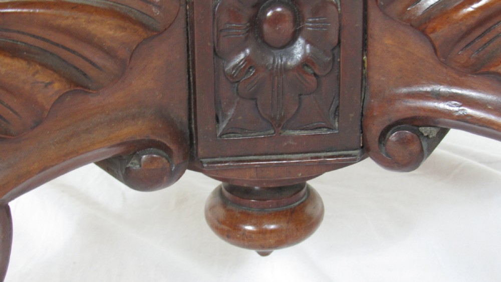 Superb marble topped  walnut centre table  View XXIV
