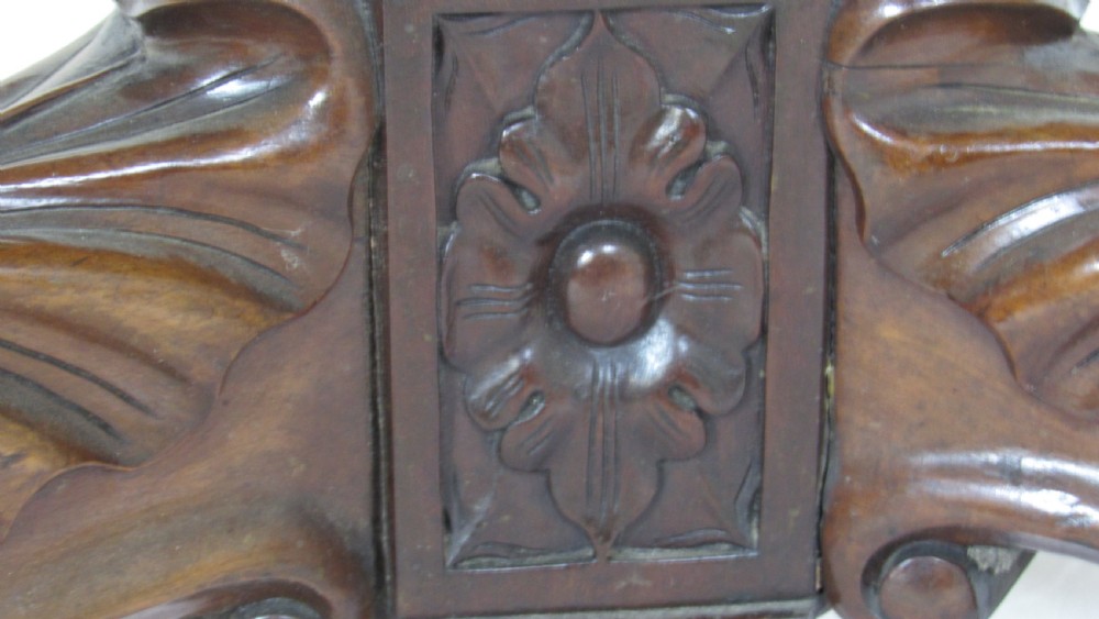 Superb marble topped  walnut centre table  View XXV