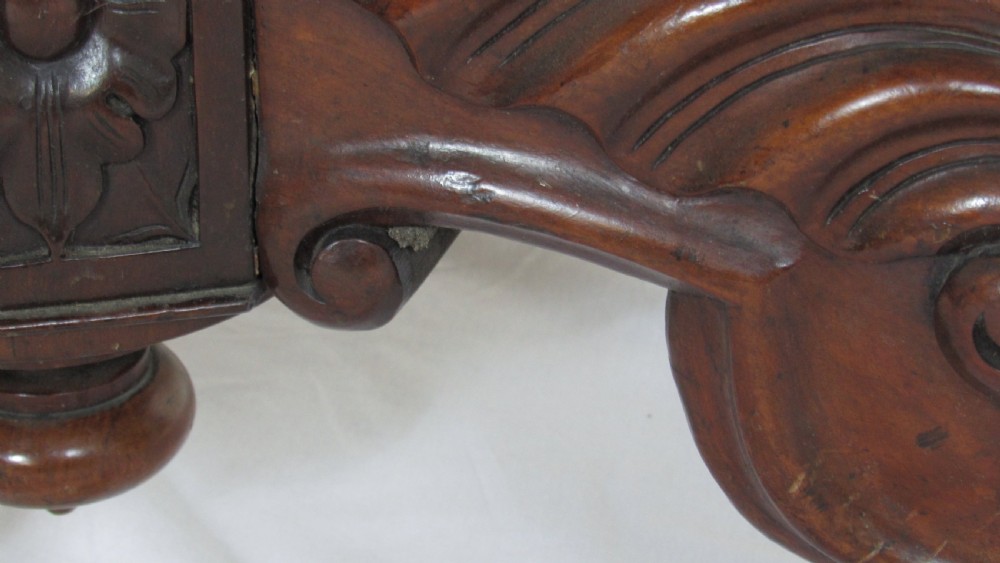 Superb marble topped  walnut centre table  View XXVI