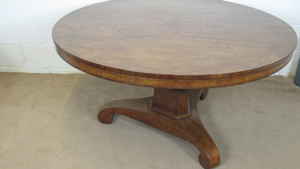 SUPERB MAHOGANY CENTRE TABLE  View XIX