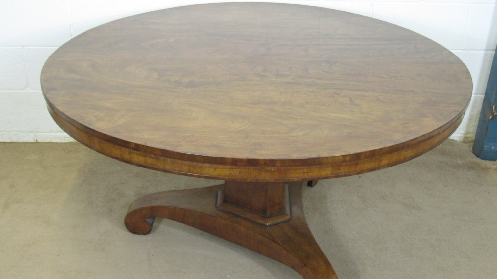SUPERB MAHOGANY CENTRE TABLE  View XX