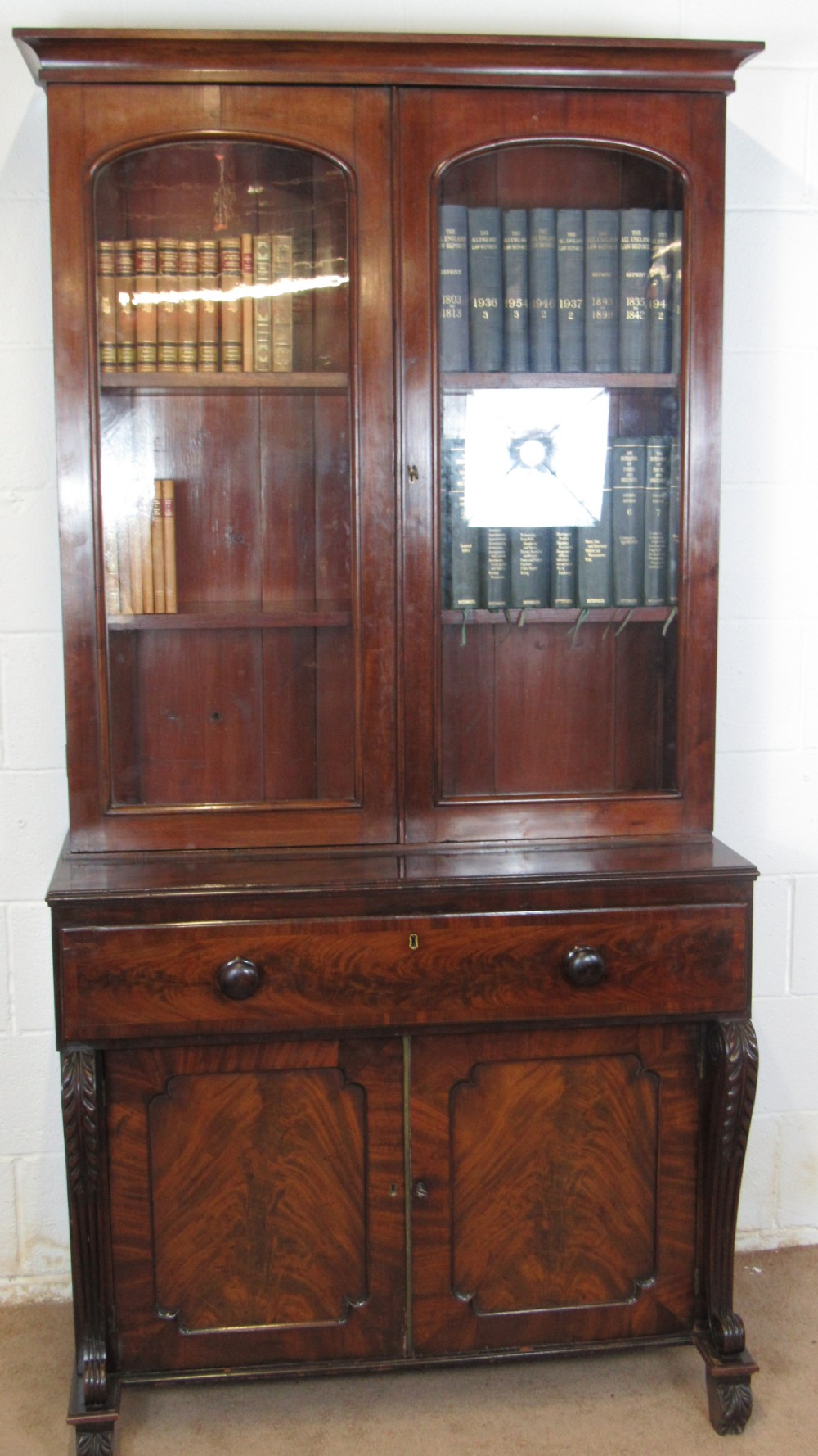 Mahogany secretaire bookcase  View IV