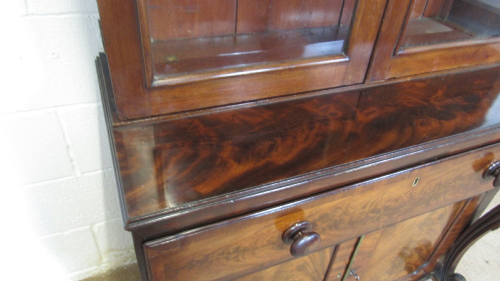 Mahogany secretaire bookcase  View IX