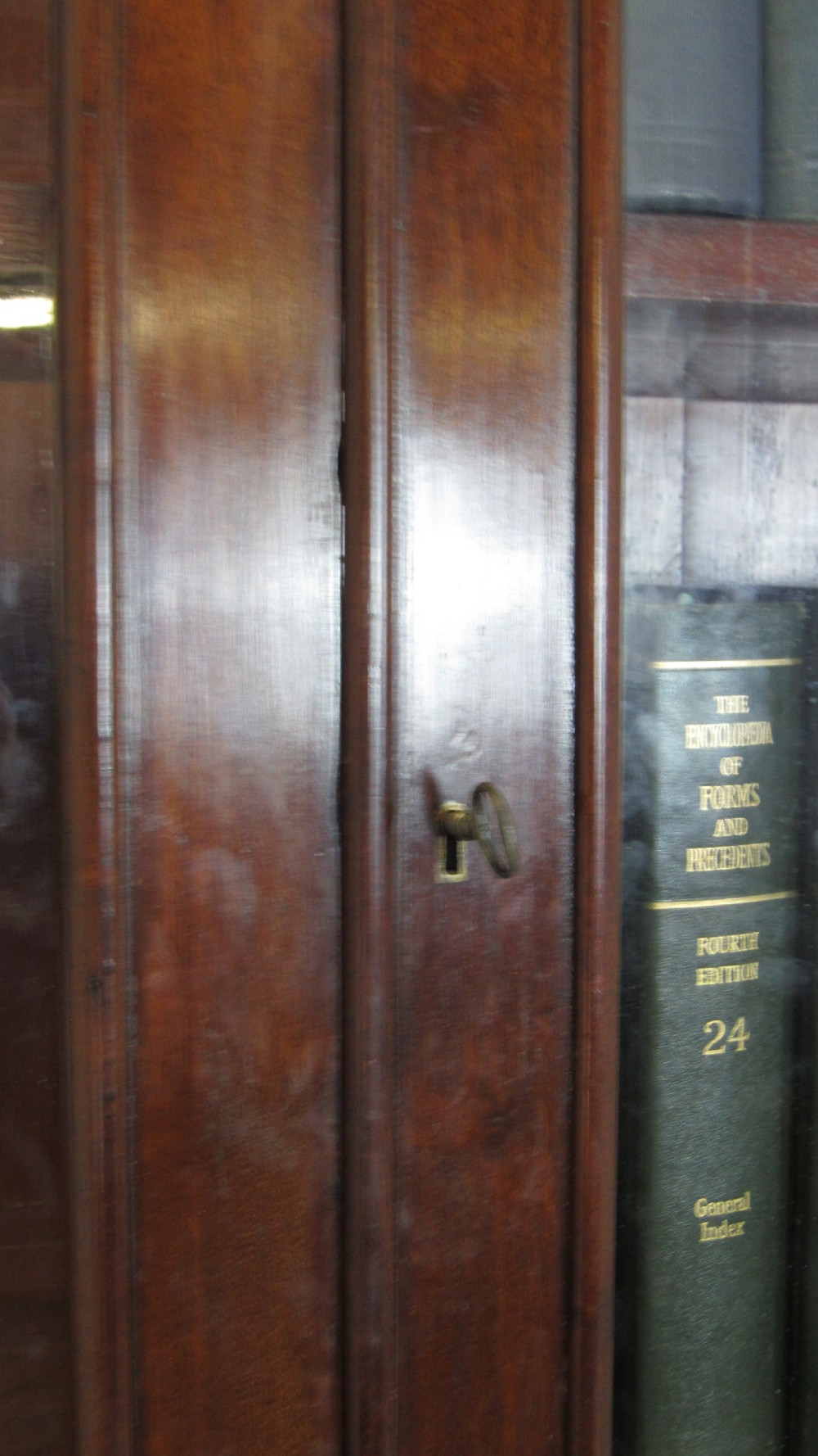 Mahogany secretaire bookcase  View XII