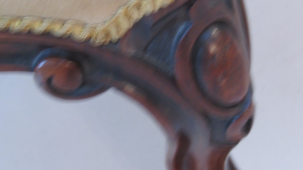 Walnut victorian lounge chair View XV