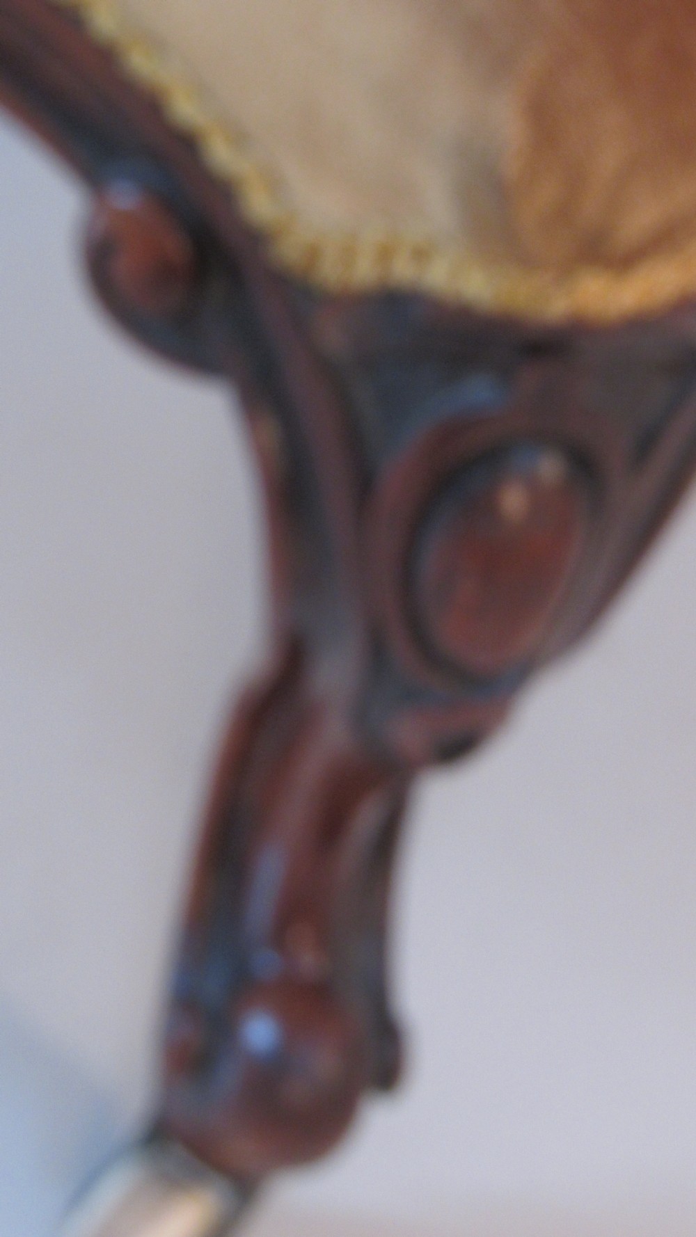Walnut victorian lounge chair View XVI