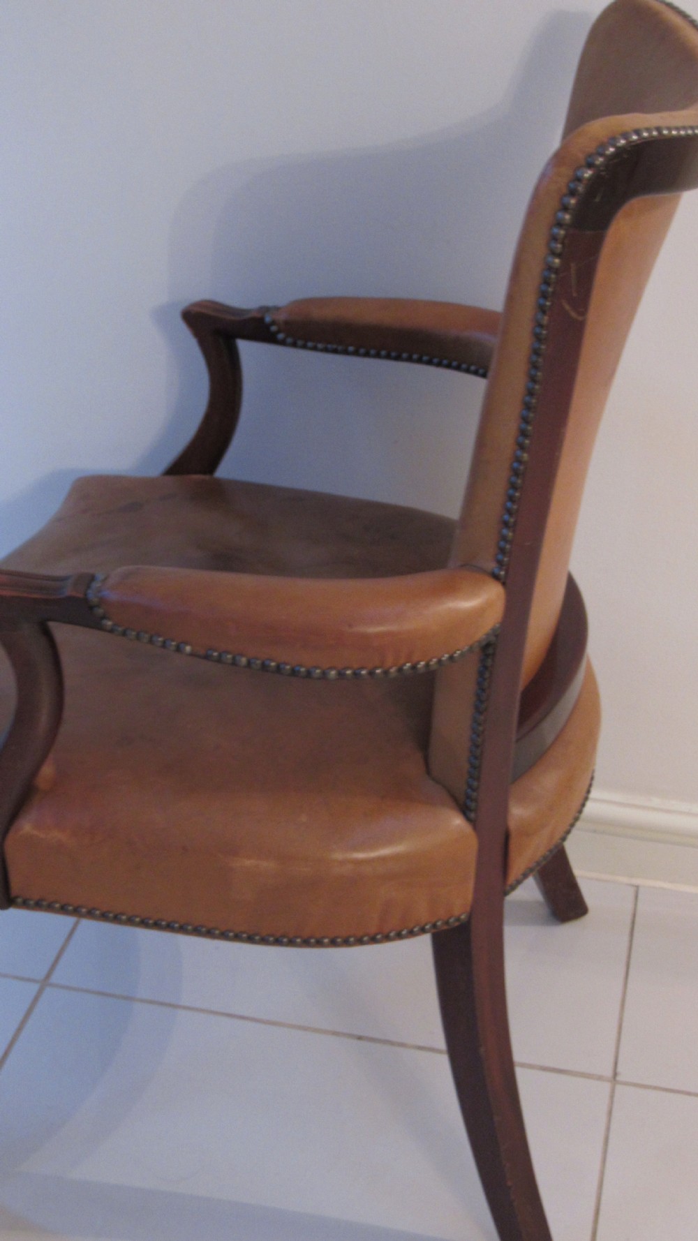 superb leather desk chair  View X