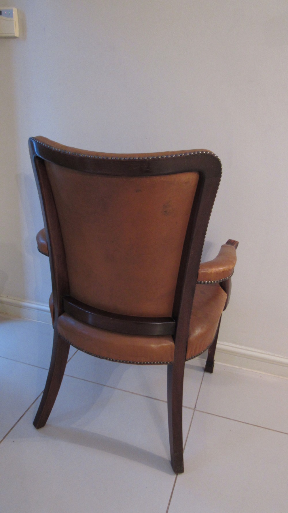 superb leather desk chair  View XVI
