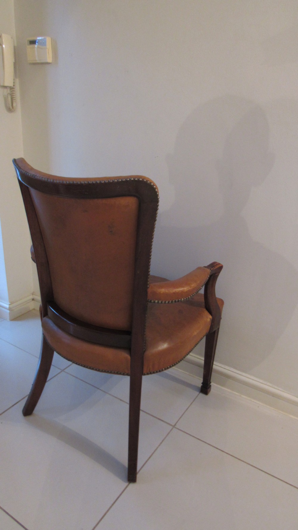 superb leather desk chair  View XVII