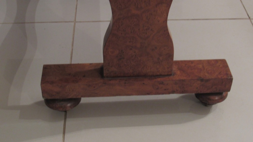 Superb burr oak desk View IV